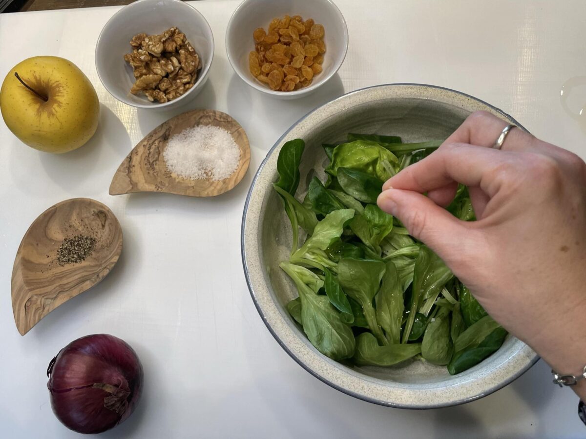 Salade Mâche et Magret de Canard Séché